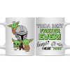 Stwa Yoda Best Farter Ever Ooops - Gift For Father, Grandpa - Personalized Ceramic Mug - NH96