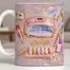 Stylish Nail Art Accessories Design - Personalized Custom Coffee Mug - HOB058_MG