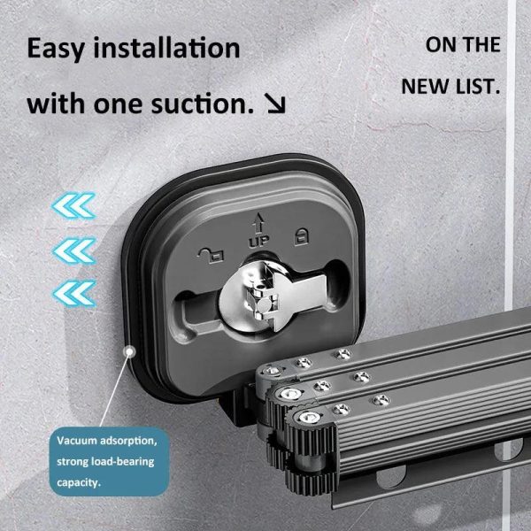 Suction Cup Folding Drying Rack