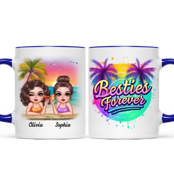 Summer Besties Forever Personalized Mug