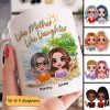 Summer Doll Mom And Daughter On The Beach Personalized Mug