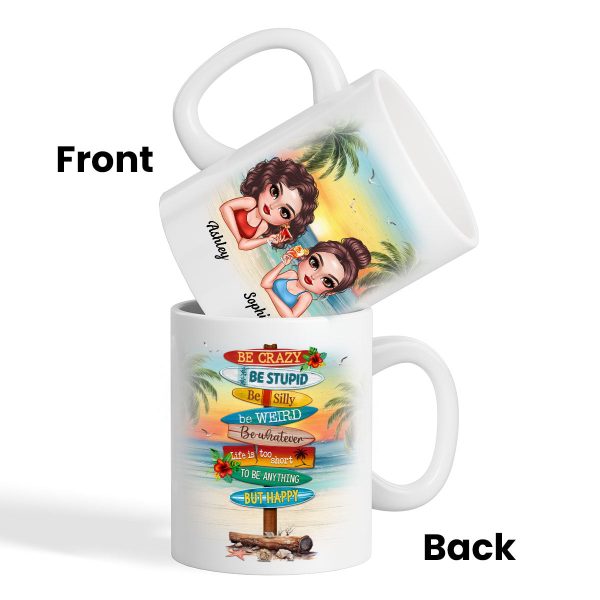 Summer Girls Be Happy Personalized Mug