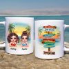 Summer Girls Be Happy Personalized Mug