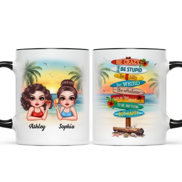 Summer Girls Be Happy Personalized Mug