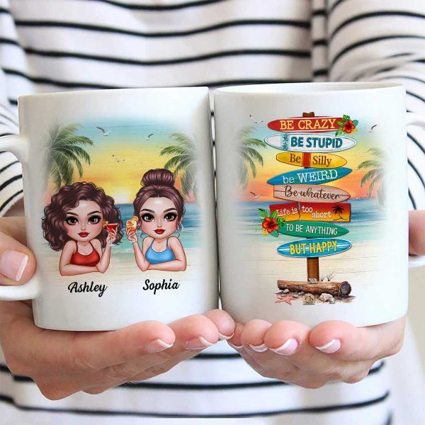 Summer Girls Be Happy Personalized Mug