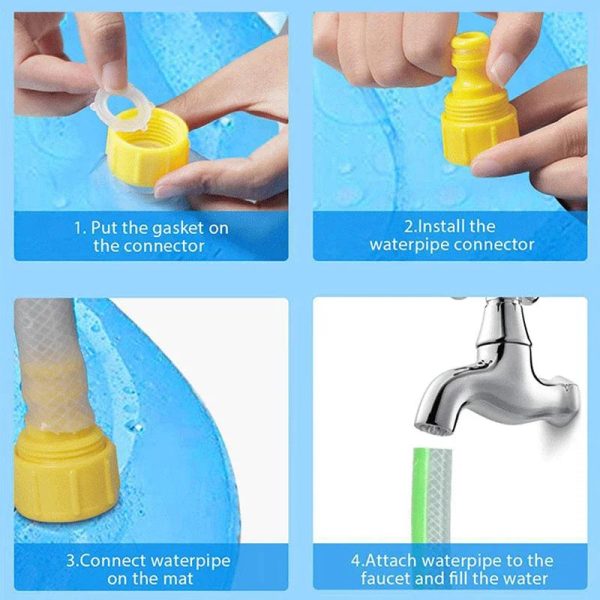 Summer Pet Pool - 150/170cm Inflatable Sprinkler Pad for Dog