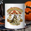 Summerween Vampire Dracula Personalized Mug, Retro Halloween Beach Gift with Custom Name for Horror Spooky Summer Season