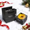 Sunflower Necklace Gift Set with Artificial Flower Box