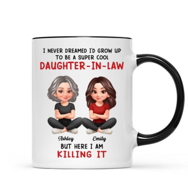 Super Cool Daughter-in-Law - Personalized Mug - Funny Christmas Gift for Daughter-in-Law Super Cool Daughter-in-Law - Personalized Mug - Funny Christmas Gift for Daughter-in-Law