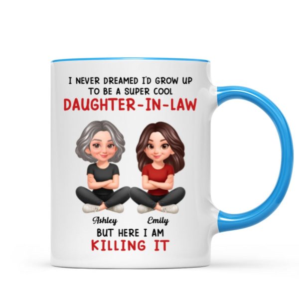 Super Cool Daughter-in-Law - Personalized Mug - Funny Christmas Gift for Daughter-in-Law Super Cool Daughter-in-Law - Personalized Mug - Funny Christmas Gift for Daughter-in-Law