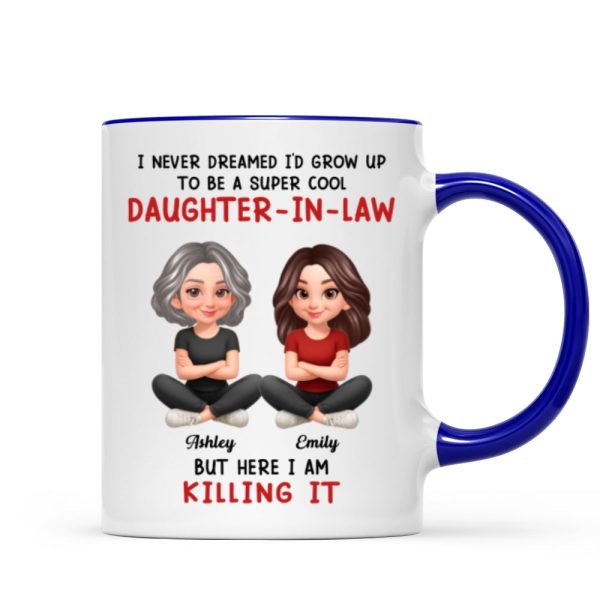 Super Cool Daughter-in-Law - Personalized Mug - Funny Christmas Gift for Daughter-in-Law Super Cool Daughter-in-Law - Personalized Mug - Funny Christmas Gift for Daughter-in-Law