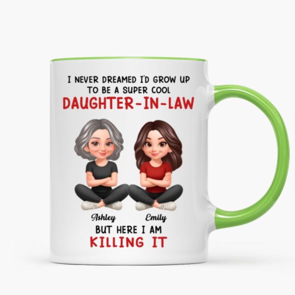 Super Cool Daughter-in-Law - Personalized Mug - Funny Christmas Gift for Daughter-in-Law Super Cool Daughter-in-Law - Personalized Mug - Funny Christmas Gift for Daughter-in-Law