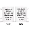 Super Cool Grandson Mug With Inspirational Quote - Personalized Custom Coffee Mug - GSN028_MG