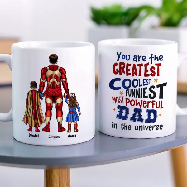 Super Dad In Universe - Personalized Coffee Mug