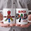 Super Dad Personalized Mug, Gift For Dad-4OHHN090623
