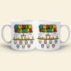Super Family Personalized White Mug, Family Gift