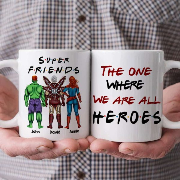 Super Friends 06DNHN050623TM Personalized Mug