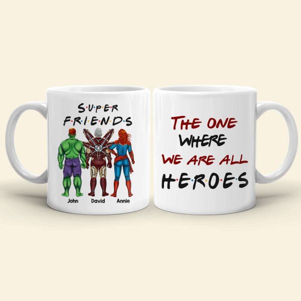 Super Friends 06DNHN050623TM Personalized Mug
