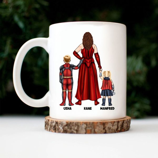 Super Hero I Am A Mom What Is Your Super Power - Gift For Mom - Personalized Ceramic Mug CL02 NA94