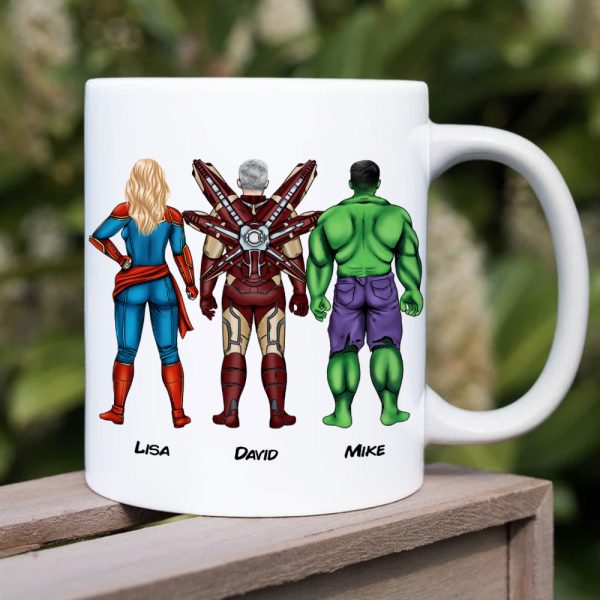 Super Job Dad 05NAHN220523TM Personalized Mug Father's Day Gift