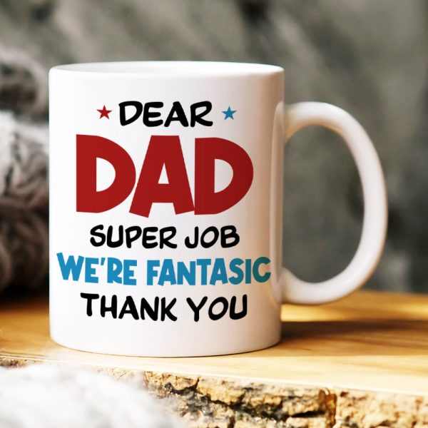 Super Job Dad 05NAHN220523TM Personalized Mug Father's Day Gift