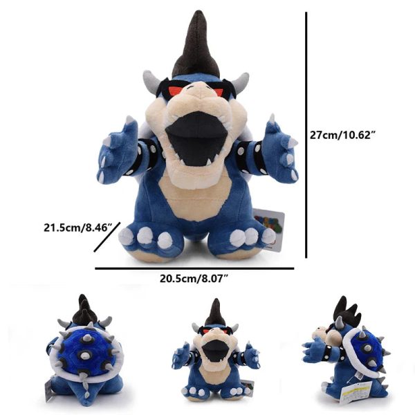 Super Mario Bros Plush Toys - Adorable Bowser Jr, Meowser & Lemmy Dolls