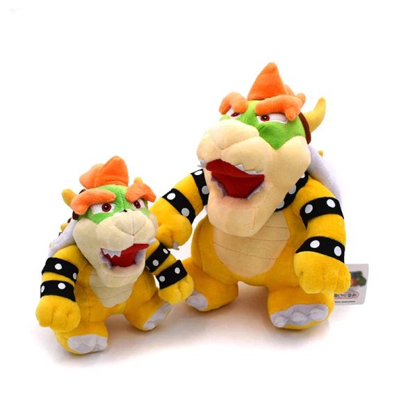 Super Mario Bros Plush Toys - Adorable Bowser Jr, Meowser & Lemmy Dolls