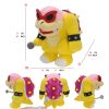 Super Mario Bros Plush Toys - Adorable Bowser Jr, Meowser & Lemmy Dolls