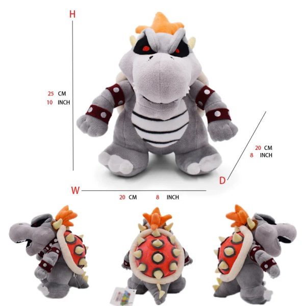 Super Mario Bros Plush Toys - Adorable Bowser Jr, Meowser & Lemmy Dolls