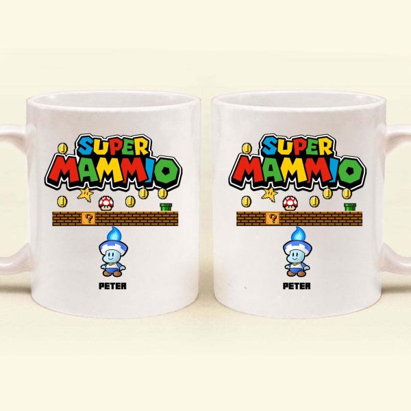 Super Mario Mammio - Gift For Mother - Personalized Ceramic Mug - CL05 NH96