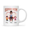Super Mom Doll Mom & Doll Kids Personalized Mug