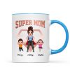 Super Mom Doll Mom & Doll Kids Personalized Mug