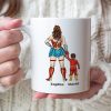 Super Mom Is Here - Personalize Coffee Mug