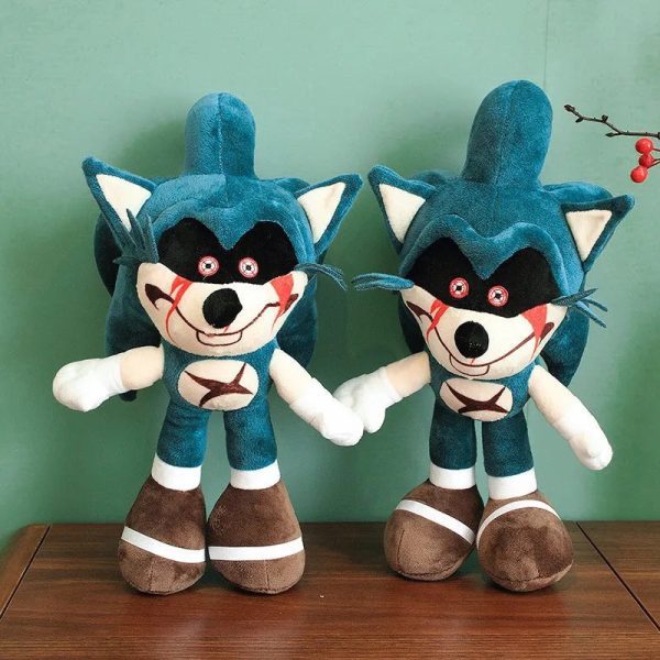 Super Sonic Plush Toy - 40CM Hedgehog Doll for Kids' Birthday Gift