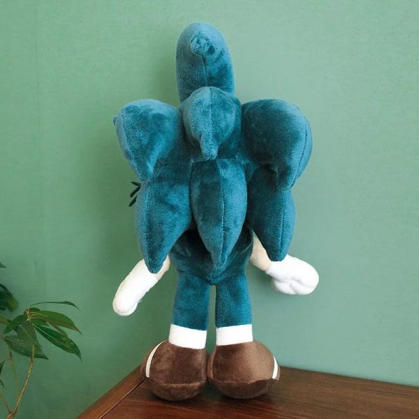 Super Sonic Plush Toy - 40CM Hedgehog Doll for Kids' Birthday Gift
