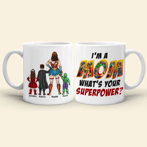 Superhero Mom DR-WHM-03dnqn180323tm Personalized Coffee Mug