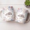Surround Yourself With Love And Joy Featuring Dog And Flowers - Personalized Custom Coffee Mug - PME156_MG