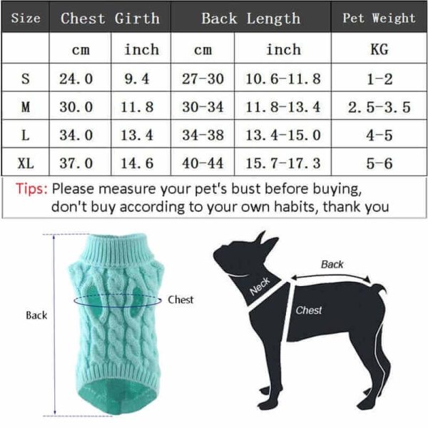 Sweater for Small Dogs