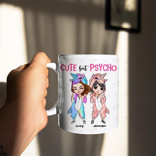 Sweet As Sugar Hard As Ice Hurt My Besties Once I'll Kill You Twice, Unicorn Mug Christmas Gift For Besties