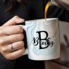 Swirled Marble Your Name Your Adventure Mug - Personalized Custom Coffee Mug - BST116_MG