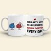 Table Top Game Dice Couple Personalized White Mug Gift