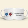 Table Top Game Dice Couple Personalized White Mug Gift
