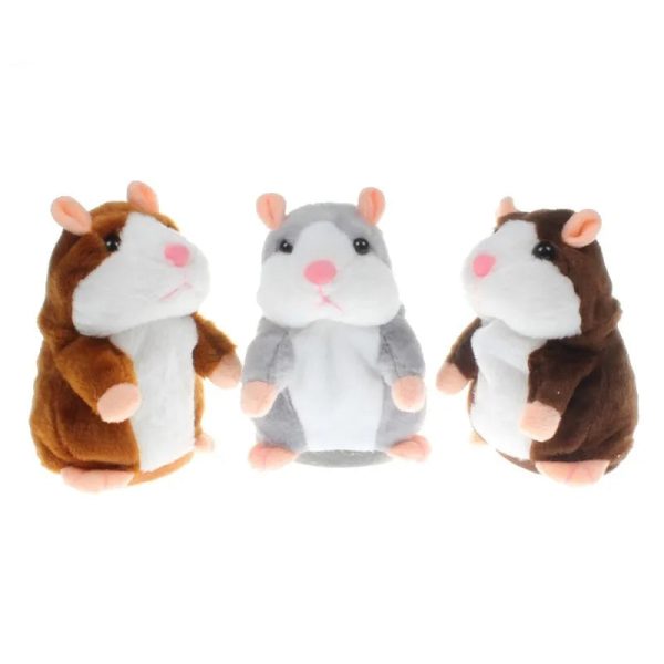 Talking Hamster Plush Toy - Record & Repeat Fun for Kids