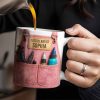 Tattoo Artist Customized Name With Tattoo Machines And Ink Bottles - Personalized Custom Coffee Mug - JBS002_MG