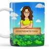 Tea, Artisan Goods, It Smells Delicious, Farm and Woman - Personalized Custom Coffee Mug - FAM348_MG