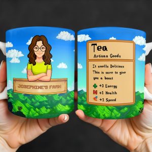 Tea, Artisan Goods, It Smells Delicious, Farm and Woman - Personalized Custom Coffee Mug - FAM348_MG