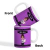 Teacher Crayon Pattern Personalized Mug| Back To School Gift For Teacher