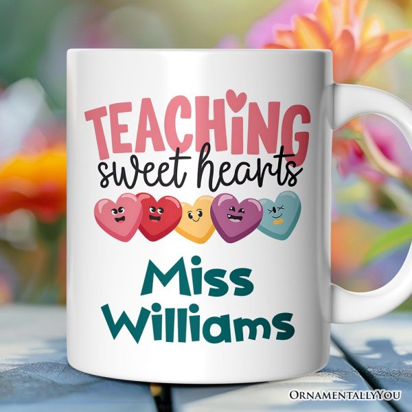 Teacher Personalized Mug, Appreciation Custom Gift with Name