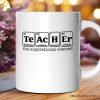 Teacher The Inspirational Element Personalized Mug, Periodic Table Appreciation Gift with Custom Name