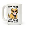 Teachers Love Good Re-purrt Cards Coffee Mug